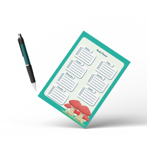 Mushroom Weekly Planner