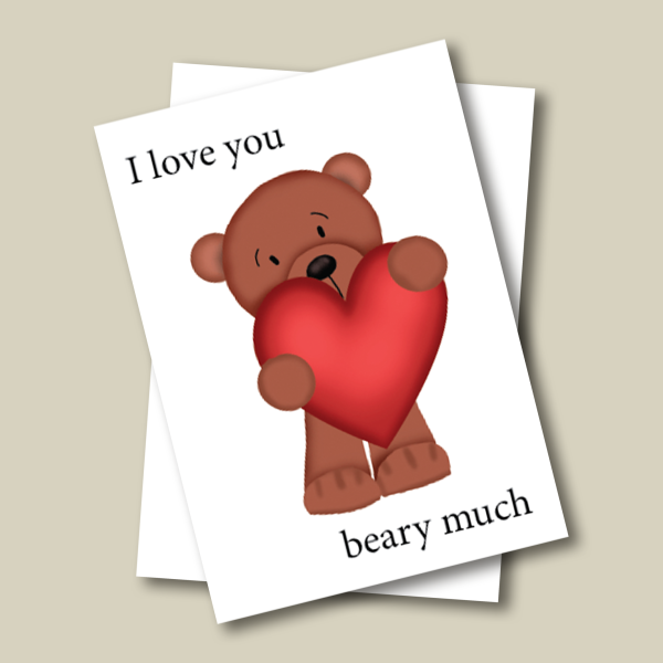 bery much mockup I Love You Beary Much