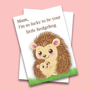 Hedgehog Greeting Card