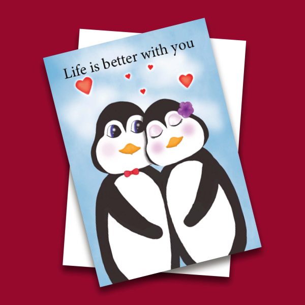 Life is Better With You Greeting Card