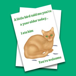 A little bird... Greeting Card