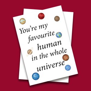 You’re My Favourite Human Greeting Card