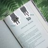 Cat Hanging Magnetic Bookmark