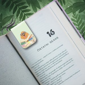 Dog Reading Magnetic Bookmark