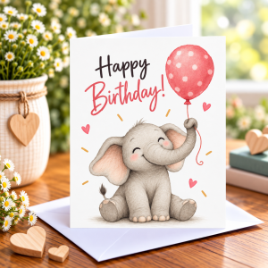Elephant... Greeting Card