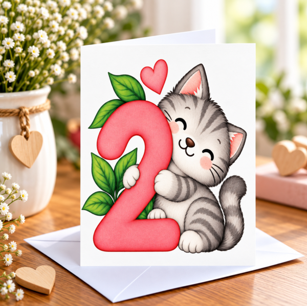 2 Years Old Greeting Card