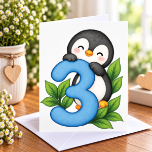 3 Years Old Greeting Card 3 Years Old Greeting Card