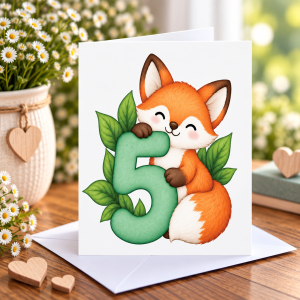 5 Years Old Greeting Card