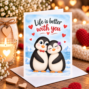 Better with you Greeting Card