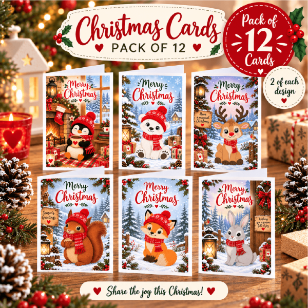 Christmas Card Pack of 12