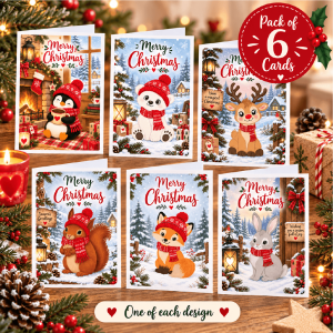 Christmas Card Pack of 6