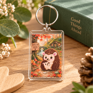 Keyring - Hedgehog Family