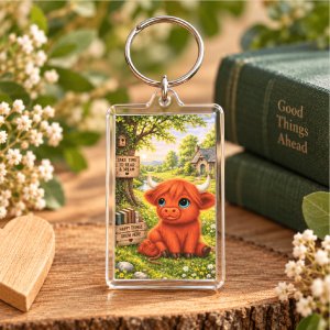 Keyring - Highland Cow