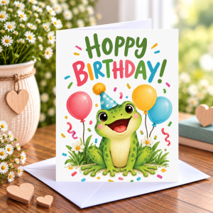 Hoppy Birthday Greeting Card