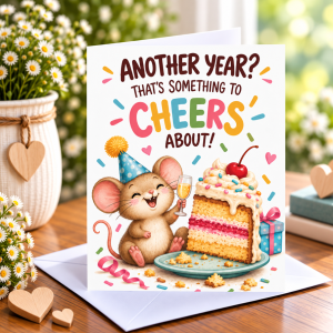 Mouse Greeting Card Mouse Greeting Card