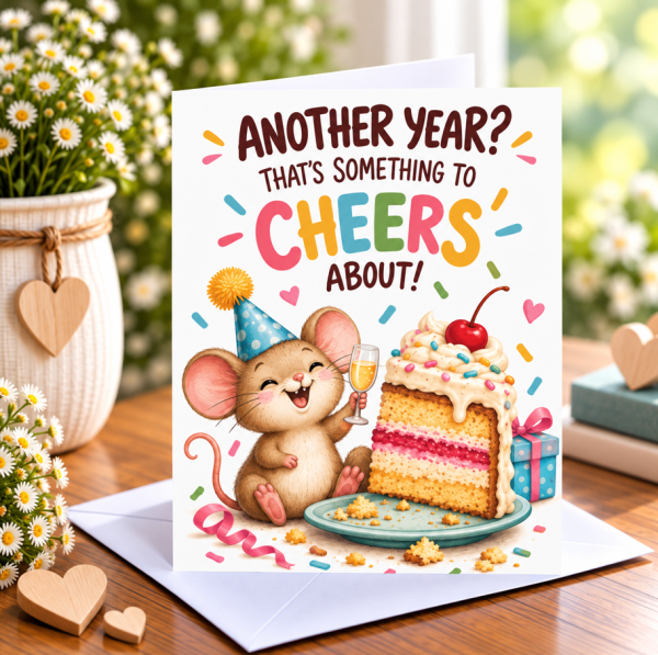 Mouse Greeting Card