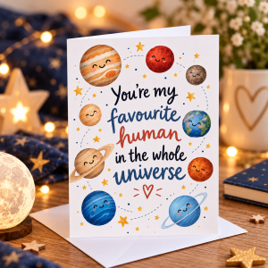 My Favourite Human Greeting Card