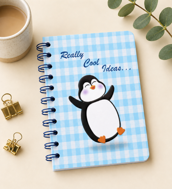 A6 Notebook - Penguin