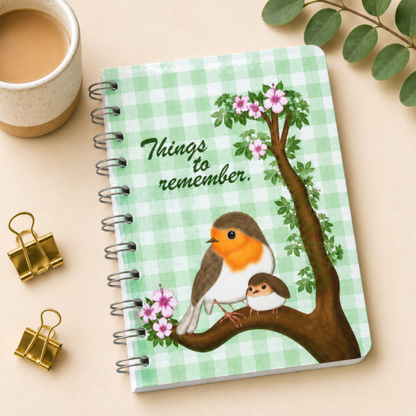 A6 Notebook - Robin