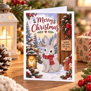 Christmas Greeting Cards - Hare