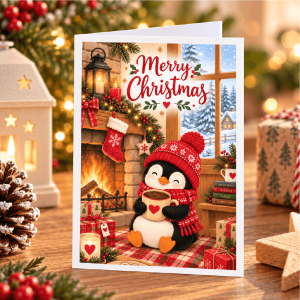 Christmas Greeting Cards - Penguin