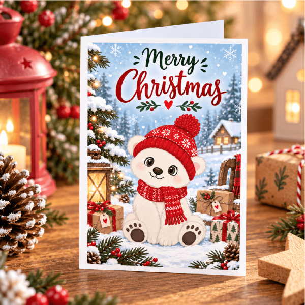 Christmas Greeting Cards - Polar Bear