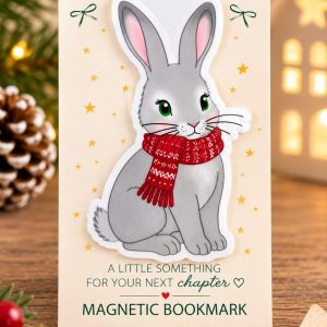 Christmas Magnetic Bookmark – Hare